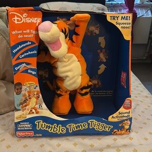 Tumble time Tigger sound activated doll by Disney